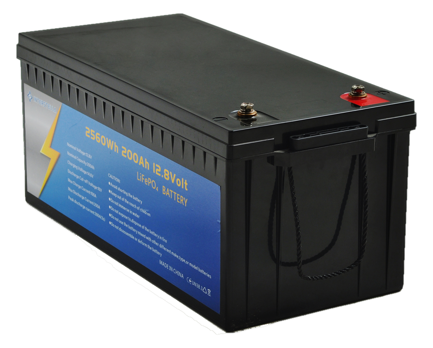 12.8V 200Ah LiFePO4 storage battery pack